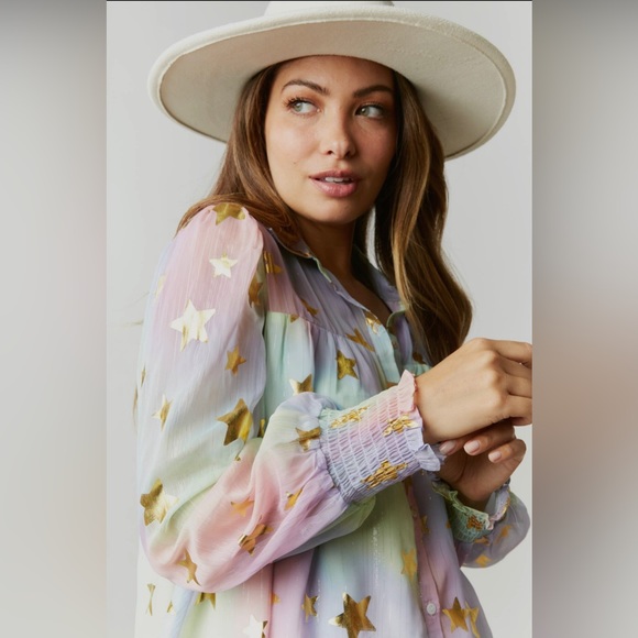 Star Button Down Shirt - Picture 6 of 6